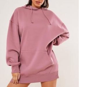 NWT Missguided Oversized Hooded Sweater Dress